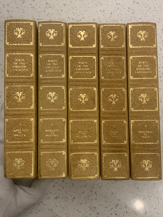 Various - Poets of the English Language, Five Volume Set - 1970