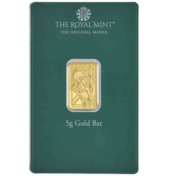 5 gram - Guld 999 - Royal Mint – Britannia "Merry Christmas" - Forseglet