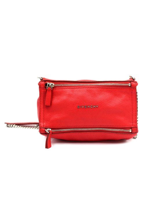 Givenchy - Pandora piccola pelle rossa - Håndtaske