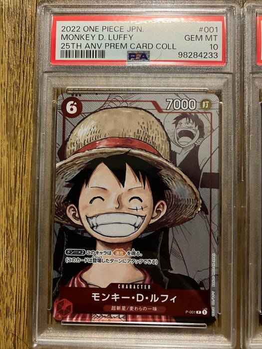 Bandai - 10 Graded card - 25th Anniversary Straw Hat Pirates - One piece - PSA 10