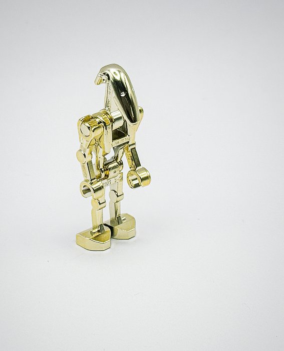 Lego - Star Wars - Chrome Gold Plated Robot Droid Roger Star Wars New!! - Danmark