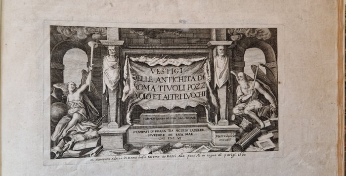 Sadeler, Marcus  Egidius - Vestigi delle antichita di Roma, Tivoli, Pozzuolo e altri luochi - 1660