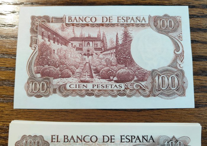 Spanien. - 50 x 100 Pesetas 1970 - Pick 152  (Ingen mindstepris)