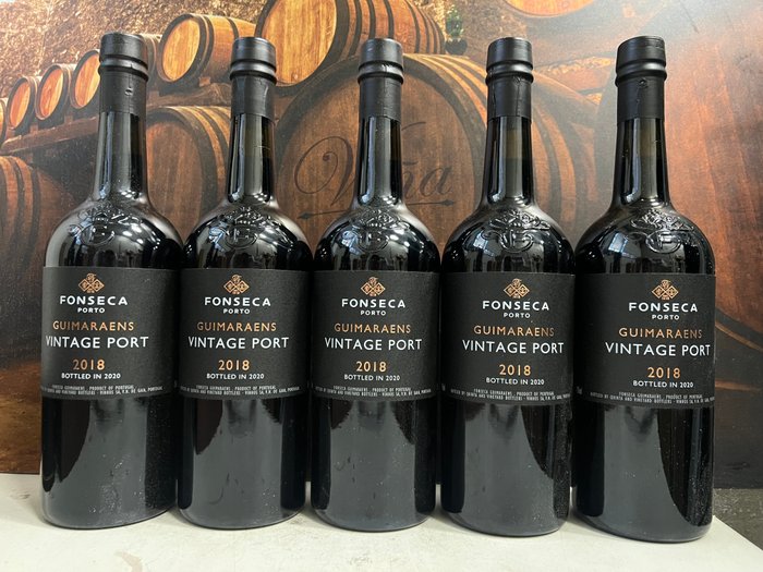 2018 Fonseca Guimaraens - Vintage Port -  Porto  - 5 Flasker (0,75 L)