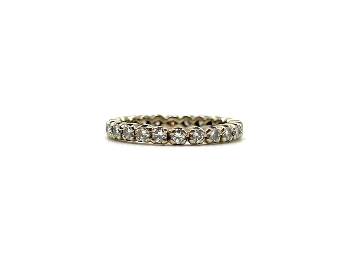 Ring - 18 kraat Hvidguld -  0.48ct. tw. Diamant (Natur)