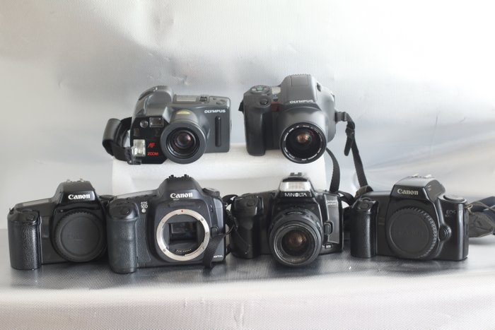 Canon, Minolta, Olympus zie tekst Analogt kamera