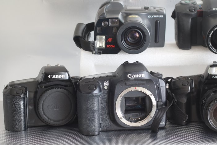 Canon, Minolta, Olympus zie tekst Analogt kamera