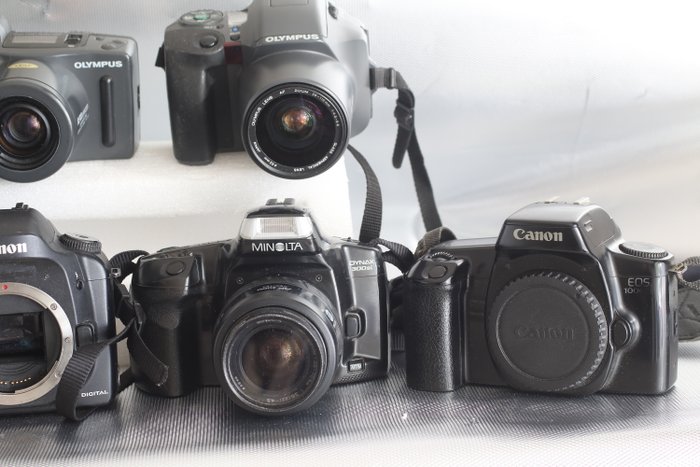 Canon, Minolta, Olympus zie tekst Analogt kamera