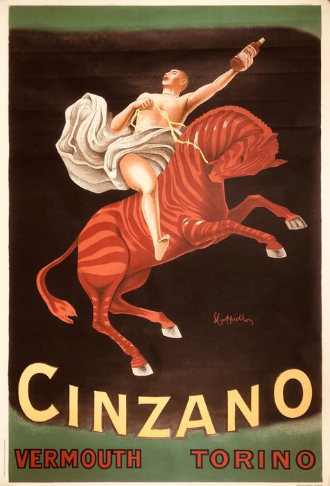 Leonetto Cappiello - "Cinzano" - Vermouth Torino - 1950‹erne