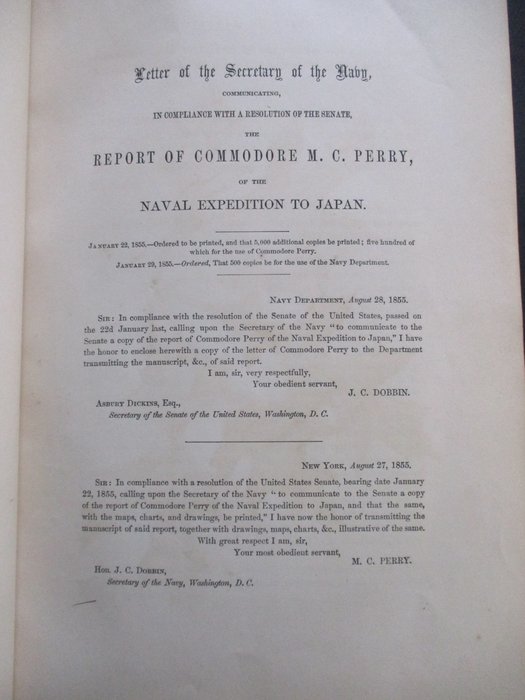 Francis L. Hawks - Narrative of the Expedition of an American Squadron to the China Seas and Japan under the command of - 1857