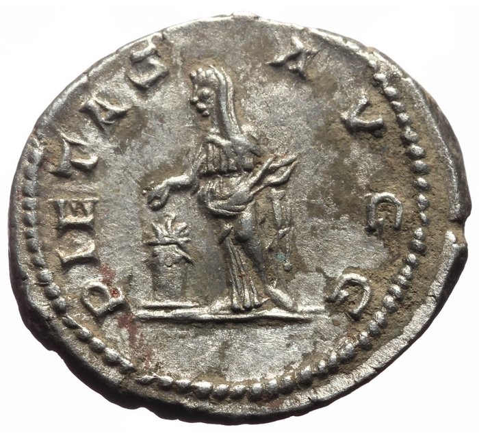 Romarriket. Julia Domna (Augusta, AD 193-217). Denarius Nice portrait of empress  (Ingen mindstepris)