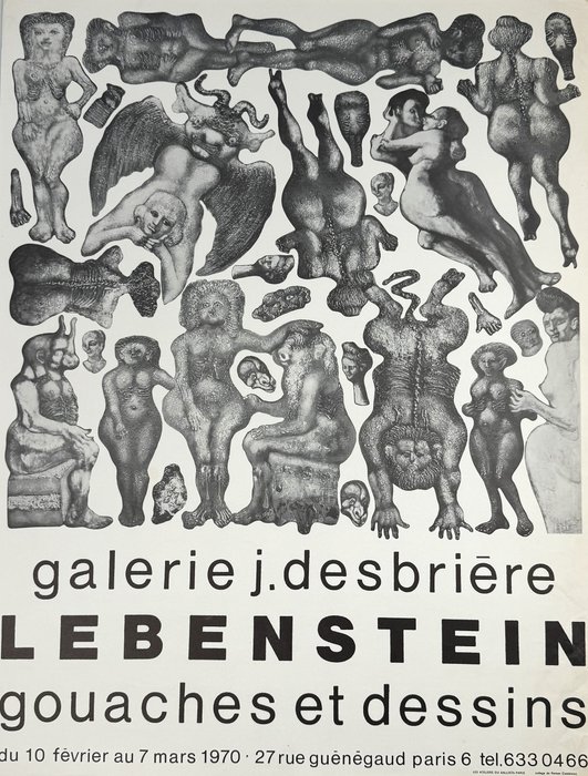 Lebenstein - Gouaches et dessins - 1970‹erne