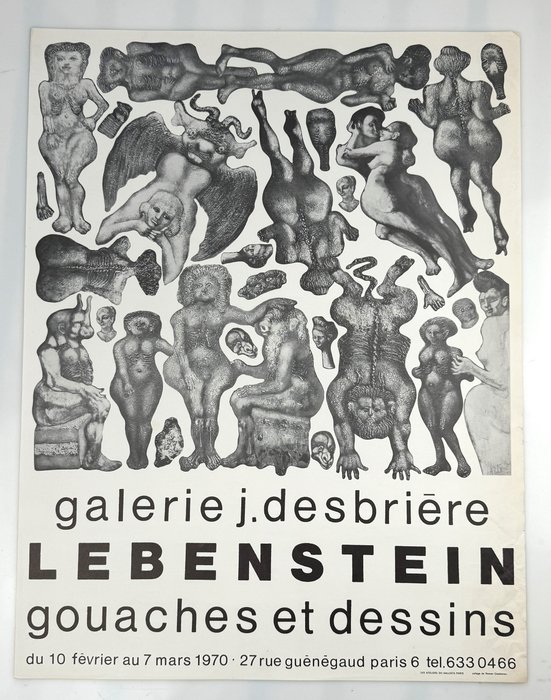 Lebenstein - Gouaches et dessins - 1970‹erne