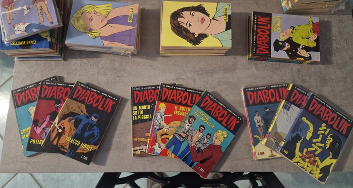 Diabolik nn 1/14 - nn 1/14 - nn 1/14 - complete - anno XXIII - XXIV - XXV - 32 Comic - Første udgave