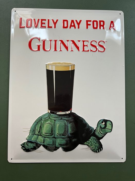 Guinness - Reklameplakat - Metal