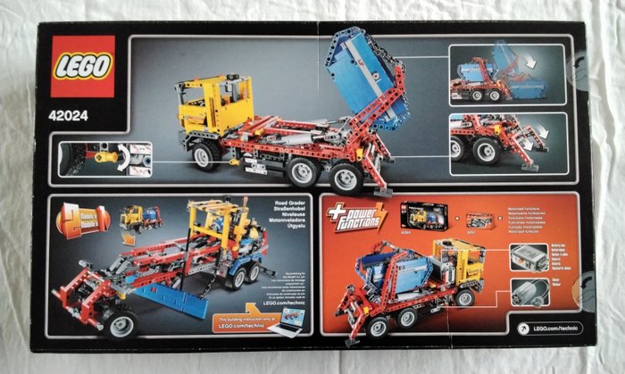 Lego - Technic - 42024 - Container Truck - 2000-2010 - Tyskland