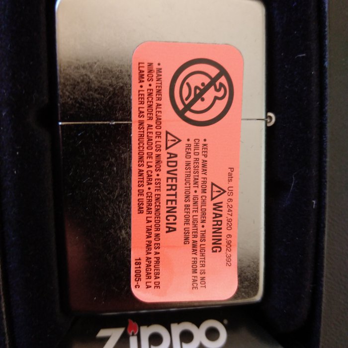 Zippo - Only for Marines - unopened - US Navy - brushed chrome - absolutely new - Lommelighter - Stål (rustfrit)