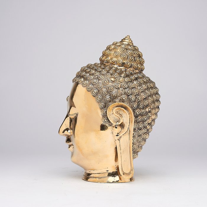 NO RESERVE PRICE - Buddha Head Sculpture - Skulptur - Andet - Indonesien  (Ingen mindstepris)