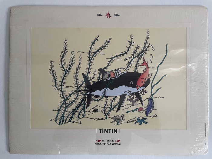 Tintin - Lithographie - Le trésor de Rackham le Rouge - TQ 16 - 1 Litografi - Moulinsart - 1996