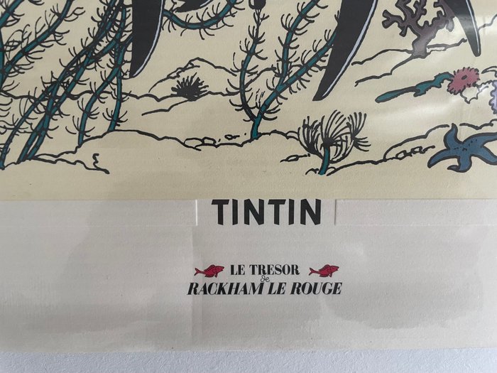 Tintin - Lithographie - Le trésor de Rackham le Rouge - TQ 16 - 1 Litografi - Moulinsart - 1996