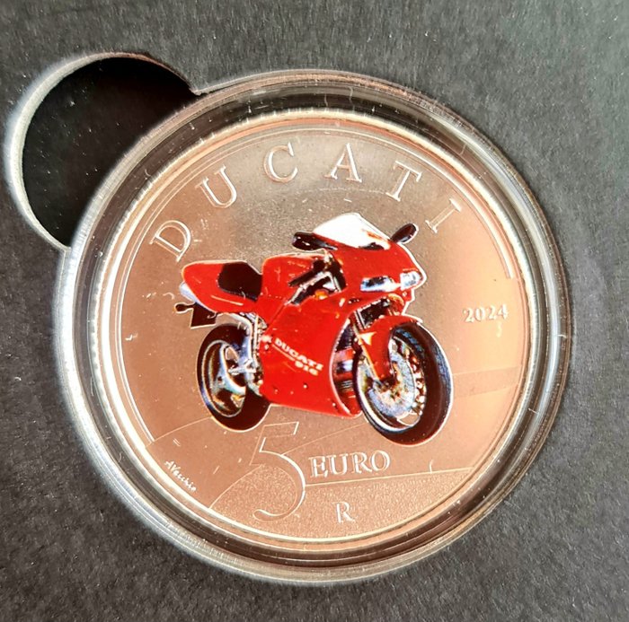 Italien 5 Euro 2024 "Ducati" - Trittico  (Ingen mindstepris)