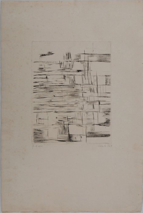 Maria Helena Vieira Da Silva (1908-1992) - Composition abstraite