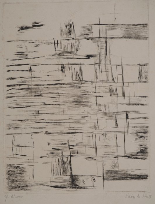 Maria Helena Vieira Da Silva (1908-1992) - Composition abstraite