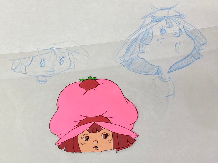 The World of Strawberry Shortcake (1980) - 1 Original animationscelle og tegning