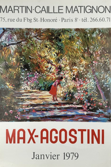 Max-Agostini - Paysage de Provence - 1970‹erne