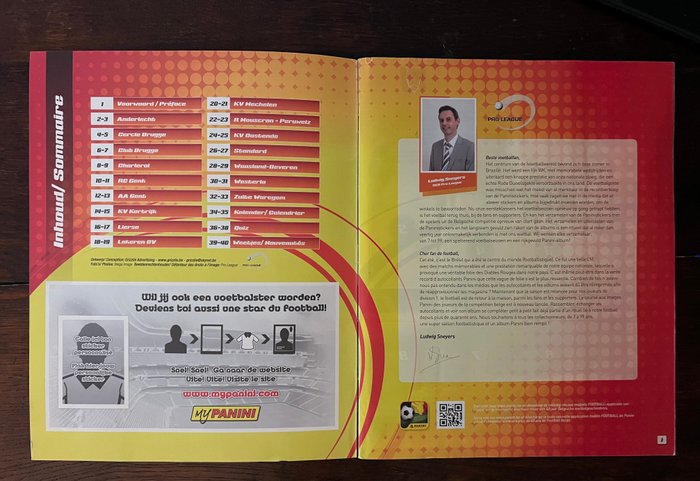 Panini - Pro League 2015 Belgium - 1 Complete Album