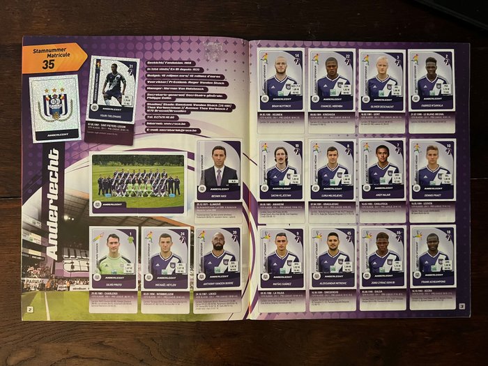 Panini - Pro League 2015 Belgium - 1 Complete Album