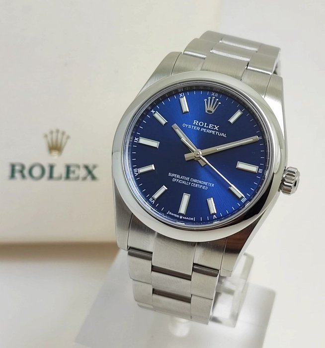 Rolex - Oyster Perpetual 34 - Blue Dial - Ref. 124200 - Unisex - 2020+