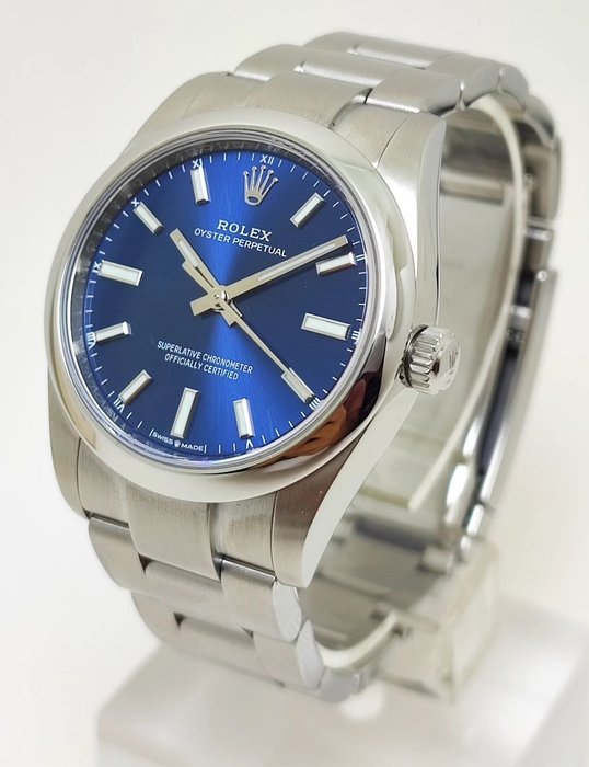 Rolex - Oyster Perpetual 34 - Blue Dial - Ref. 124200 - Unisex - 2020+