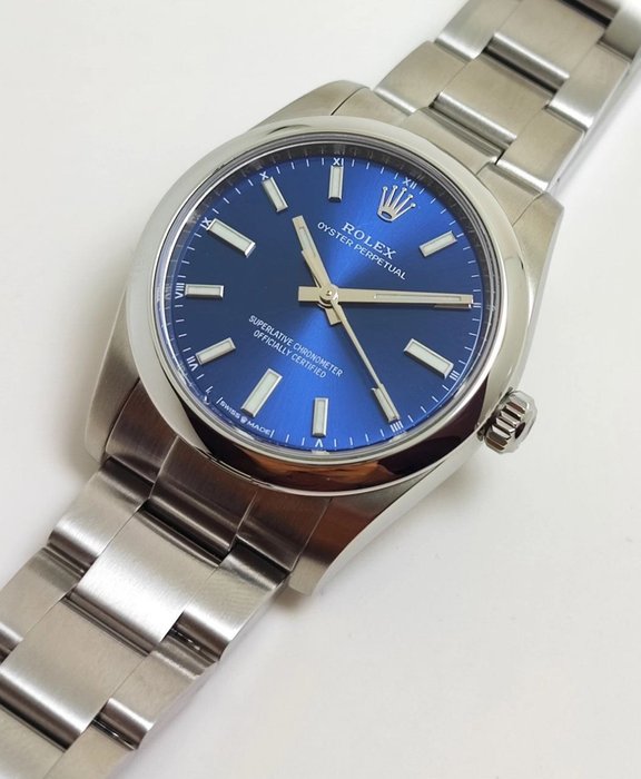 Rolex - Oyster Perpetual 34 - Blue Dial - Ref. 124200 - Unisex - 2020+