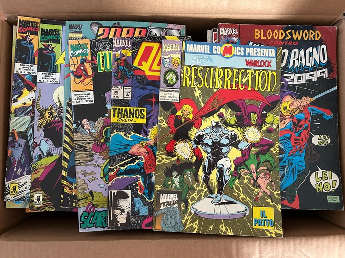 Supereroi Marvel 73x albi assortiti - Uomo Ragno, Fantastici quattro, X-men - 73 Album - Første udgave - 1992