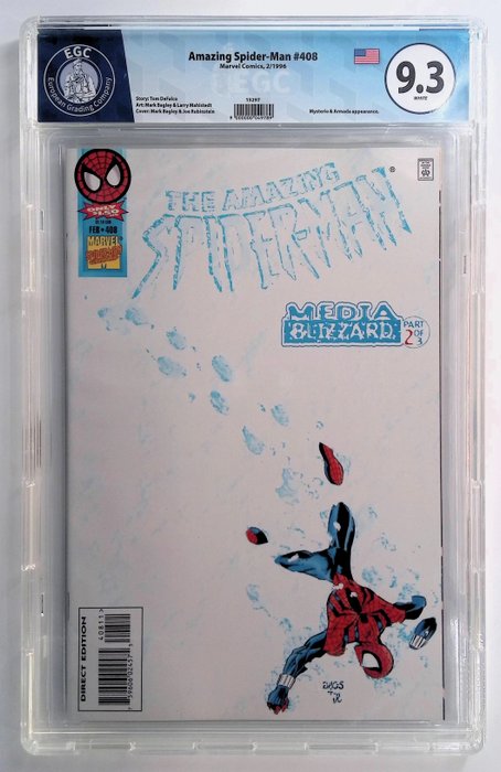 Amazing Spider-Man #408, 310, 234 - EGC graded 9.3, 9.2, 9.8 - 3 Graded comic