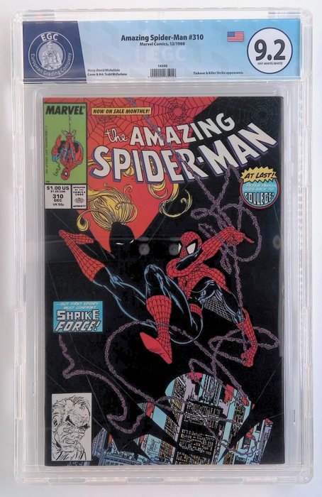 Amazing Spider-Man #408, 310, 234 - EGC graded 9.3, 9.2, 9.8 - 3 Graded comic