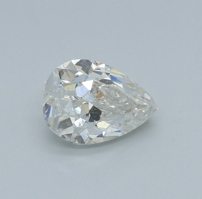 1 pcs Diamant  (Natur)  - 1.26 ct - Pære - G - SI2 - International Gemological Institute (IGI)