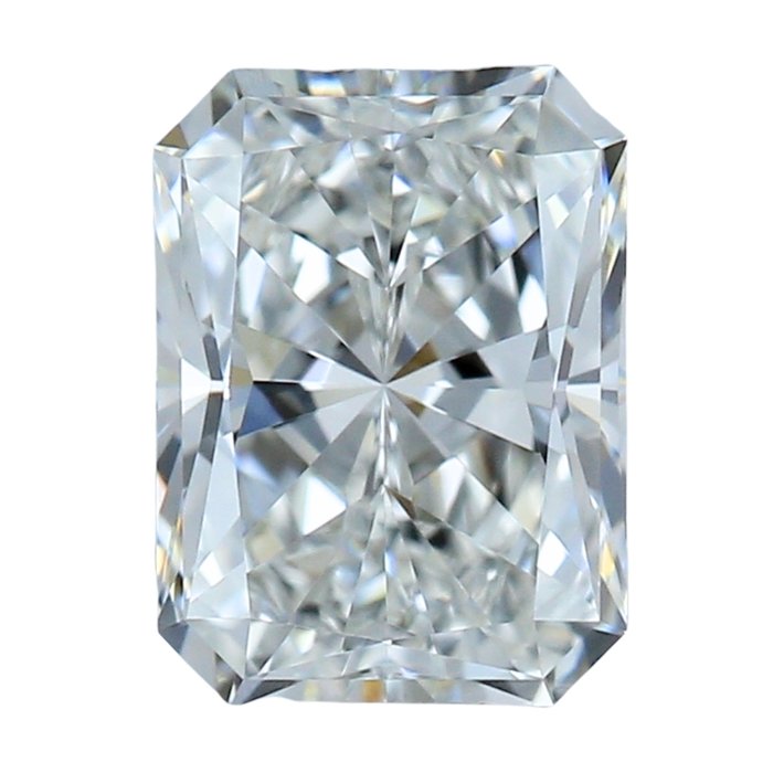 1 pcs Diamant  (Natur)  - 0.70 ct - Radiant - I - VVS2 - Gemological Institute of America (GIA)