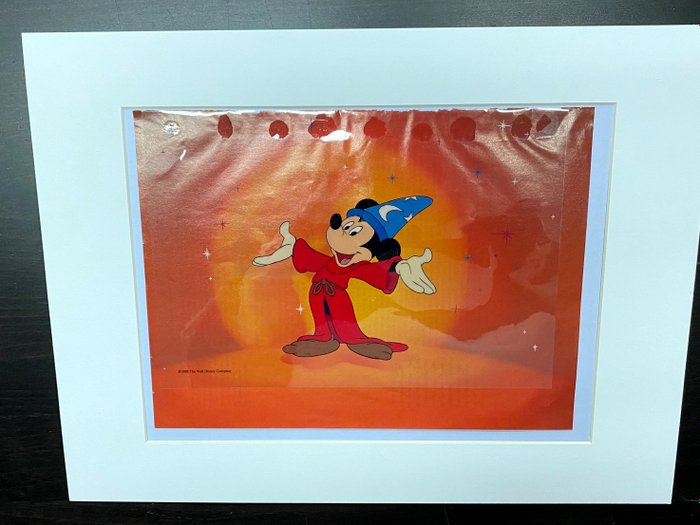 Walt Disney - 1 Original Animation Sericel af Mickey Mouse, begrænset udgave (1988)