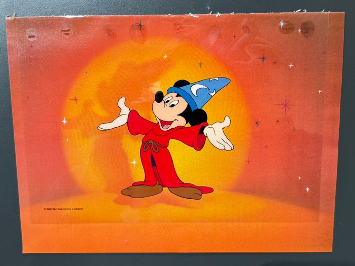 Walt Disney - 1 Original Animation Sericel af Mickey Mouse, begrænset udgave (1988)