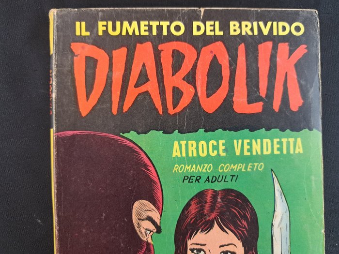 Diabolik Prima Serie n. 4 - Atroce Vendetta - 1 Comic - Første udgave - 1963