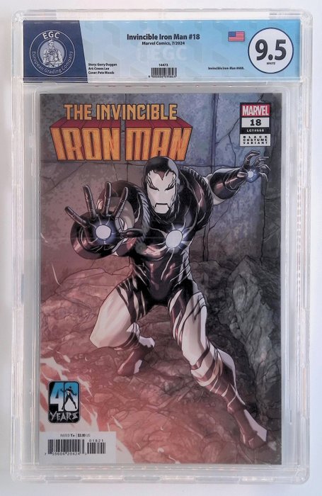 Invincible Iron Man #18 - EGC graded 9.5 - 1 Graded comic - 2024