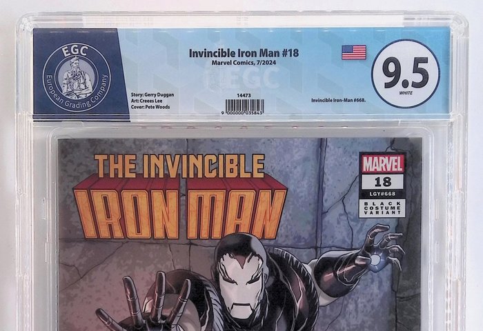 Invincible Iron Man #18 - EGC graded 9.5 - 1 Graded comic - 2024