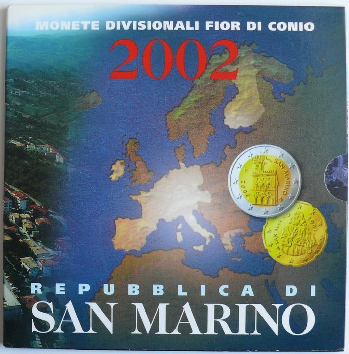 San Marino. Year Set (FDC) 2002  (Ingen mindstepris)