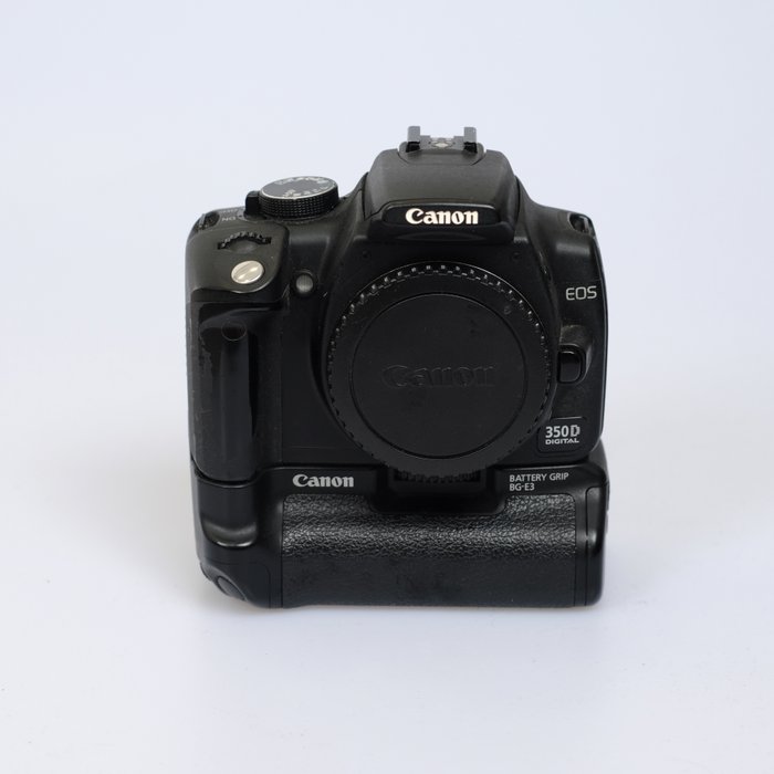 Canon EOS 350D + BGE3Batterij Grip Digitalt refleks kamera (DSLR)