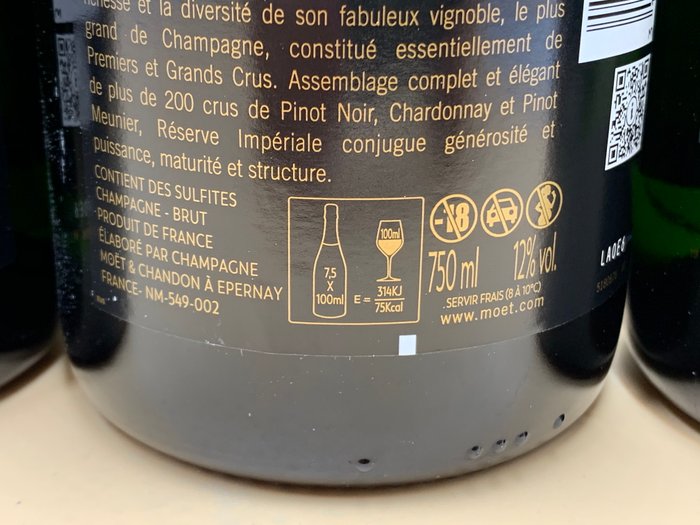 Moët  Chandon, Réserve Impériale - Champagne Brut - 6 Flasker (0,75 L)