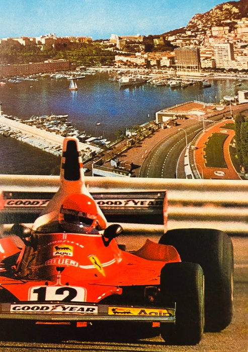 Bob Martin - 34 Gran Prix Monaco 76 - (linen backed on canvas) - 1970‹erne