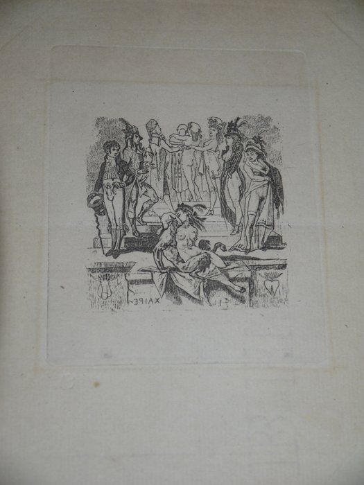 Félicien Rops (1833-1898) - Les Aphrodites tirage original de toute rareté