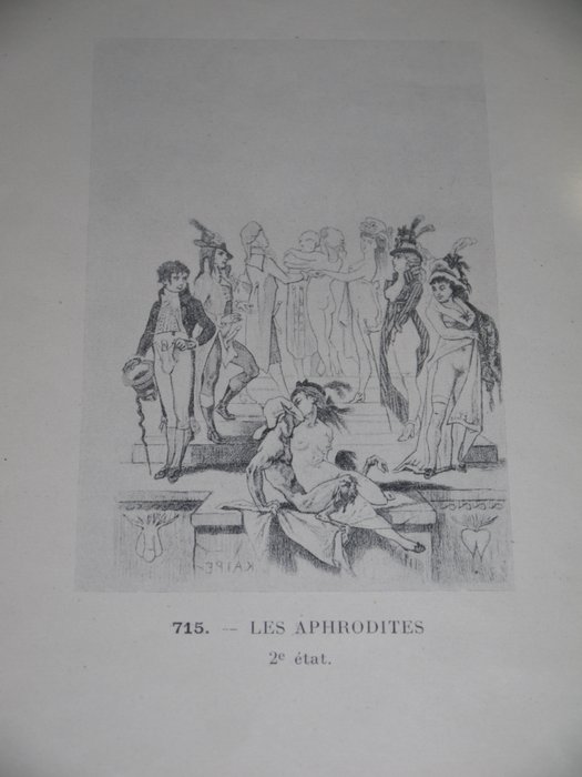 Félicien Rops (1833-1898) - Les Aphrodites tirage original de toute rareté